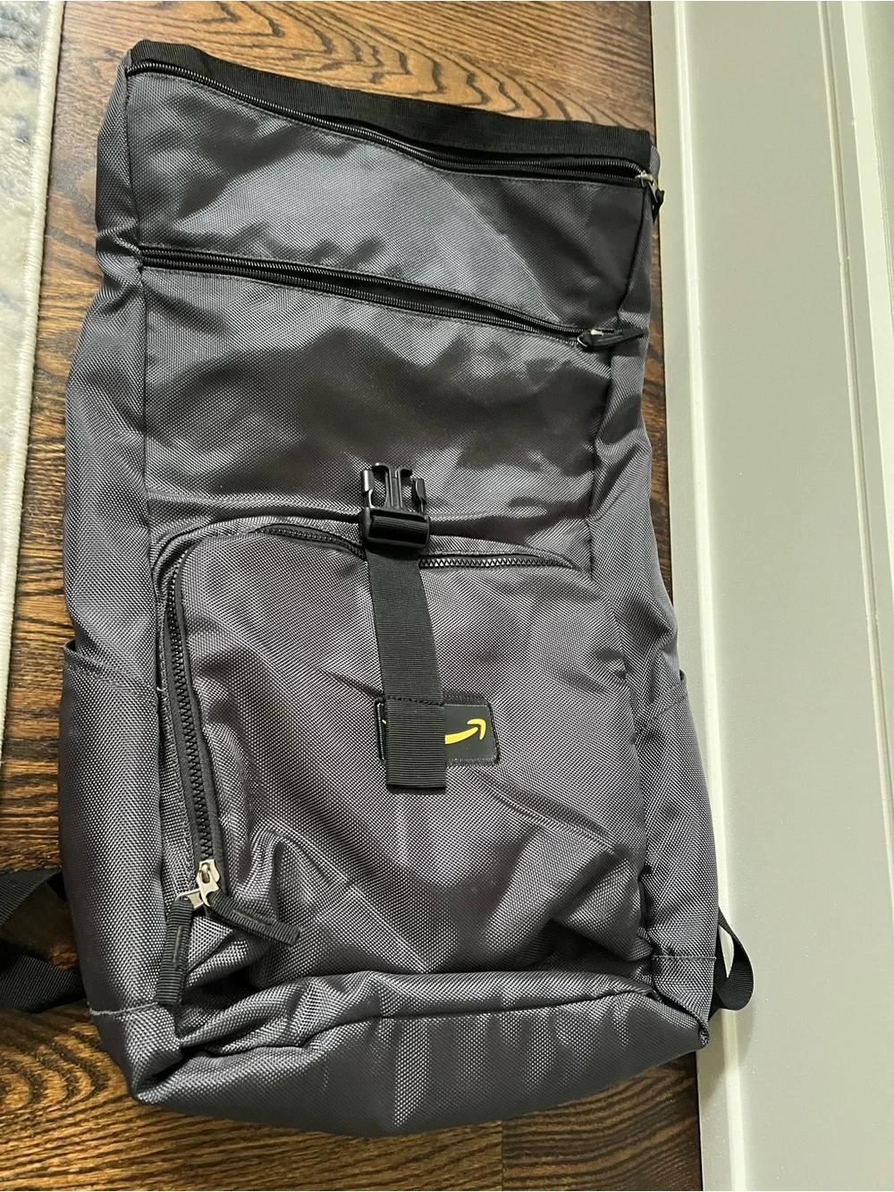 NWOT Ashbury dark gray flip top laptop backpack - Amazon corporate swag bag